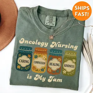 Comfort colors Oncology Nurse Shirt Oncology Nurse Tshirt Oncology Nurse Shirt Oncology Squad Nurse Shirt Oncology Gift Graphic T-shirt OncolNurse