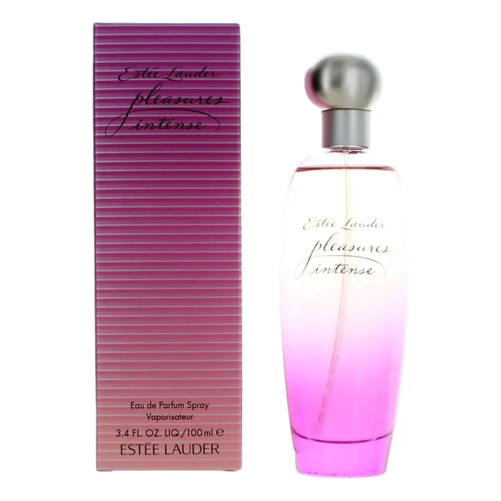 Pleasures Intense by Estee Lauder, 3.4 oz EDP Spray for Women Floral Scents Flower Spray Perfume