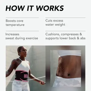Sweat belt waist trainer for gym sweat band for women fitness running Waist Trimmers for high intensity training