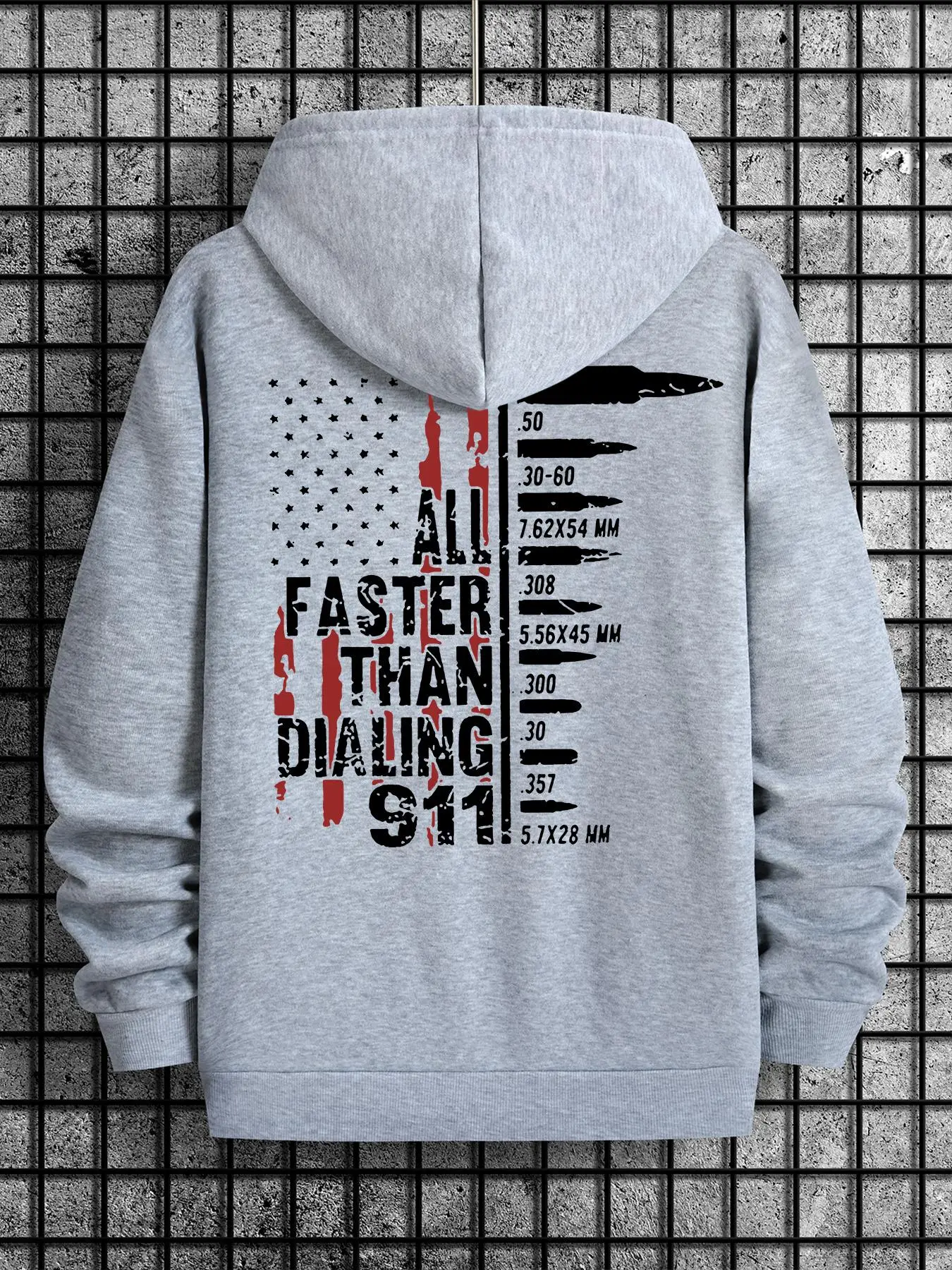 Men's Letter Graphic Print Drawstring Hoodie, Regular Fit Casual Pocket Long Sleeve Hooded Sweatshirt, Men's Clothes for Daily Wear