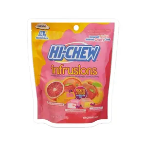 HI-CHEW Infrusions Orchard Mix - 4.24 oz - Concentrated Apple Puree & Natural Flavors - Candy, Snack candy variety candy Sweet Fruit Chewy Juicy taffy  candy