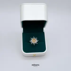 MINARA 950 Silver ANILLO SOL CITRINO. Ring With Adjustable Hoop.