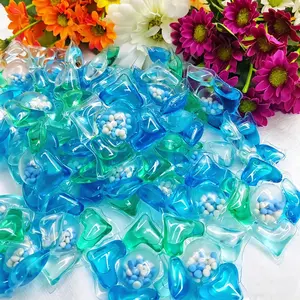 100g/200g Concentrated Five-In-One Laundry Pods, Fresh Simple Style, Deep Cleaning, Fabric Softening, Long-Lasting Scent, Home Washing Essential