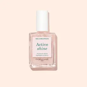 Manucurist Active Shine - Nail Strengthener & Enhancer - High Shine Effect for Glossy Nails