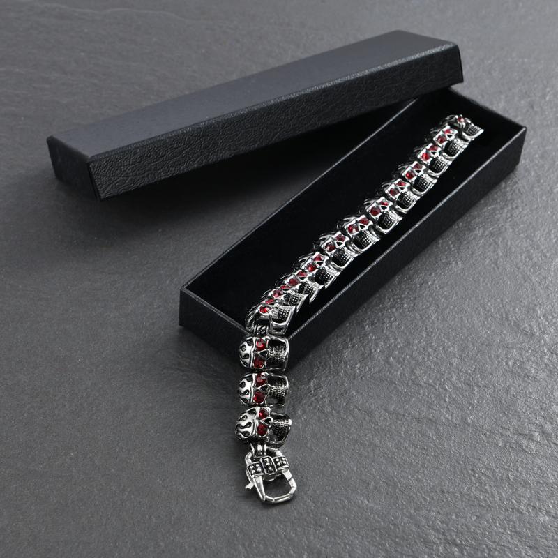 Dream Apparel Stainless Steel Bike Chain Motorcycle Chain Bracelet for Men and Women, Heavy Metal Biker Bracelet, Bicycle Link Chain Bracelet