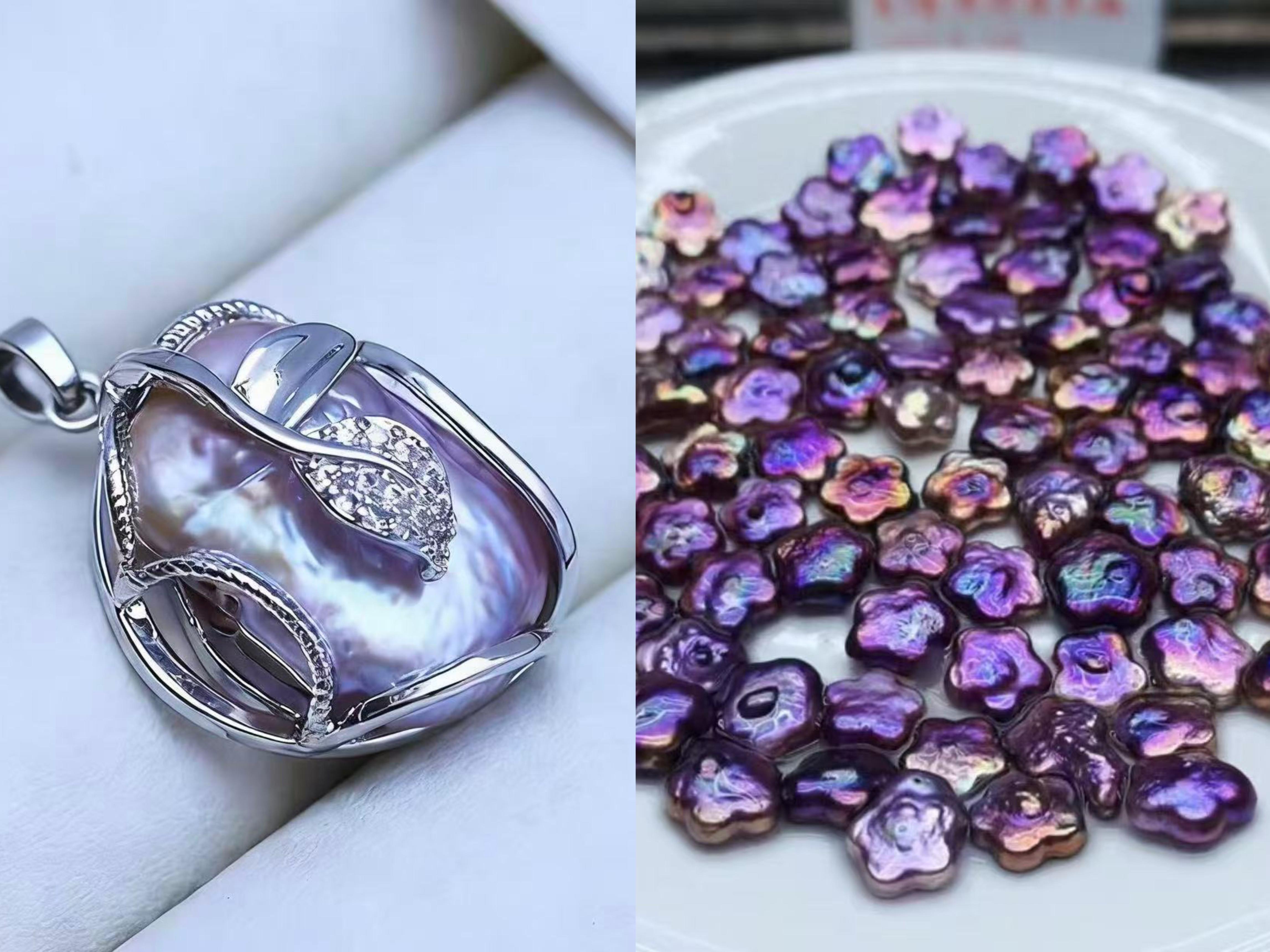 Pearl pendant+[live opening] Blossom Oyster Pearl