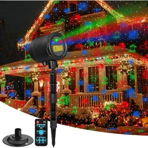 Christmas Laser Lights Outdoor, 3 Color RGB Laser Christmas Projector Lights Outdoor, Waterproof Holiday Laser Light Projector Outdoor Indoor for Home Yard Garden DecorationC28ChicLadyHub
