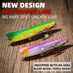 5pcs Lure, specially designed for trout and bass fishing. Made of artificial sinking bait material, suitable for freshwater fishing.