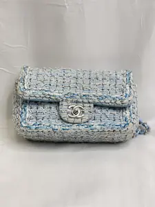 Pre-owned CHANEL tweed Crossbody Bags Classic Rectangular Mini Flap Bag