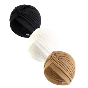 3 Pieces Women Headscarf Hat Indian Cap Head Wrap Arabic Hijab Under Scarf