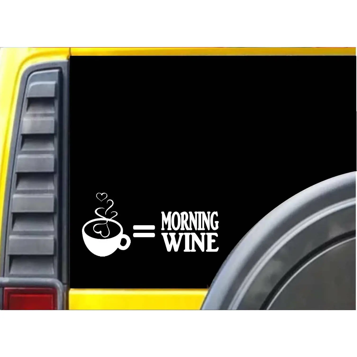 Coffee Morning Wine Sticker L166 8 inch java coffee beans decal