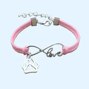 Pet Bracelet Jewelry Simple Style Hand-woven Infinite Love design