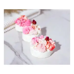 Valentina Cupcake Bath | Bath Bomb | Rose Bath | Bath Soak | Skin Softener | Rose Petals | Gifts for Her