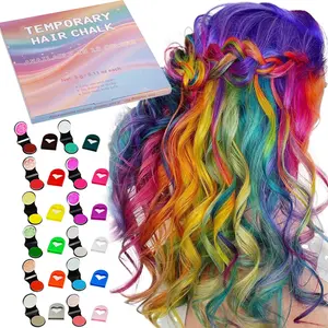 12-Color Temporary Hair Chalk Comb Set, Washable Hair Color Dye for Parties, Cosplay,  Birthday, Music Festival, and Other Events, DIY Hair Styling Kit for Kids, Teens, Adults, Non-Toxic & Easy to Use, Trendy Stuff