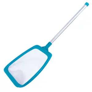 Professional Spa, Hot Tub, Pool Hand Leaf Skimmer Net, 17" Aluminum Pole - Ultra Fine Mesh Netting, Clean Fine Debris, Pond, Kid Pool