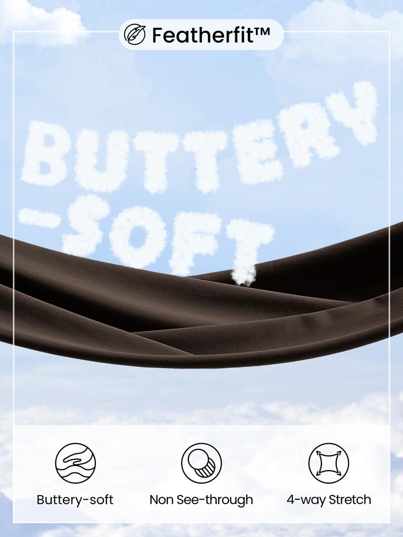 GLOWMODE 24" FeatherFit Tummy Control Open Back Gym Yoga Sports Jumpsuit Bodysuit  Elegant For Woman