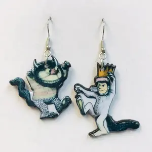 Book characters earrings