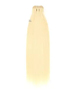 Blonde Hair Straight Hair Bundles #613 Colored Virgin Hair-12A and blonde Closures and blonde Frontals