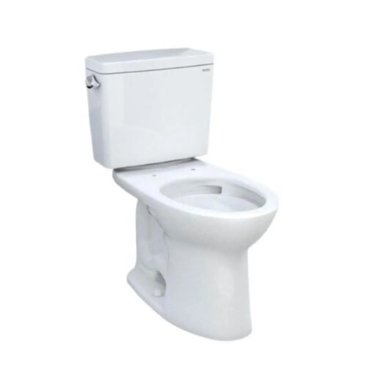 Toto CST776CEFG.10-01 10 in. Drake Vitreous Floor Mount 2-Piece Cotton Toilet, 1.28 GPF, Cefiontect, ADA Compliant, California CEC Certified, Coordinated with Drake Line, EPA WaterSense Certified, 2-Piece Set