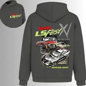 Holley LS Fest East Racing Event Hoodie, 2 Sides, Beech Bend Raceway Bowling Green Kentucky Hoody