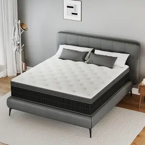Medium Firm Hybrid Mattress in a Box - Cooling Memory Foam, Motion Isolation & Edge Support, Upgrade Your Sleep (Twin/Full/Queen/King)