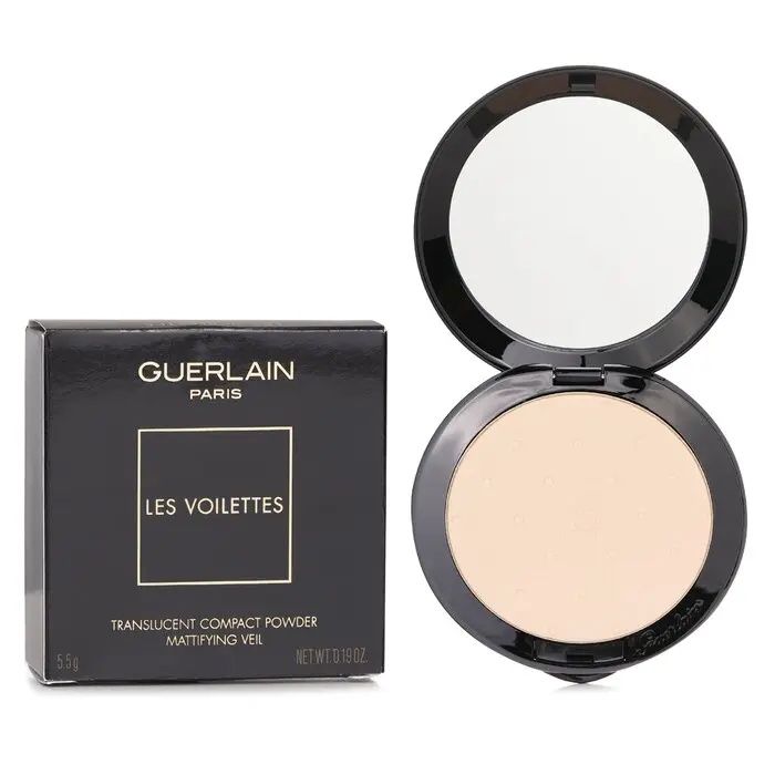 GUERLAIN LES VOILETTES #02 フェイスパウダー Guerlain Les Voilettes Translucent Compact Powder - # 02 Clair