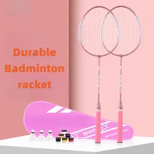🏸   Durable Ultra-Lightweight Badminton Racket Set - Offensive Style for Students & Adults Unisex Beginner Kit 🔥