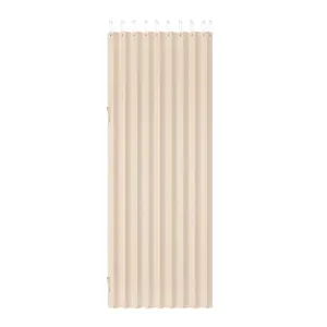 fathersdaygift VEVOR Accordion Door, 47x 78 inch, Blackout Fabric Folding Magnetic Door Curtain, with Hanging Hooks, Interior Room Divider for Doorways, Closets, Bedrooms, Bathrooms, Living Rooms, Beige, 1 Panel