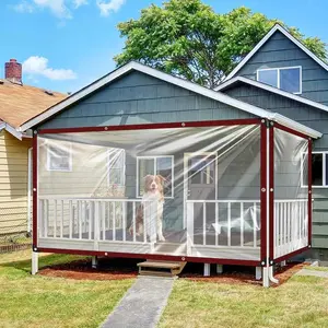 7x10FT Clear Waterproof Tarp - Crystal Clear & Tear-Resistant,with Rust-Proof Metal Grommets - Multi-Purpose for Greenhouses, Patio, Camping, Garden Covers,All-Weather Protection Rain Tent Canopy Outdoor,Waterproof,Heavy-duty Clear Tarps,Gifts waterproof