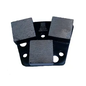 3 Segment Trapezoid Diamond Grinding Shoes Fit Diamatic/Sase 60/80 Grit