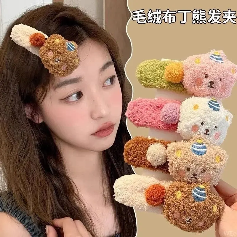 Large-sized cartoon hairpin 4 colors for one set