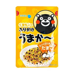 NIHONKAISUI Kumamon Egg Flavor Rice Seasoning 25g - Japanese Furikake for Rice, Onigiri & Bento - Savory Umami Seasoning Mix