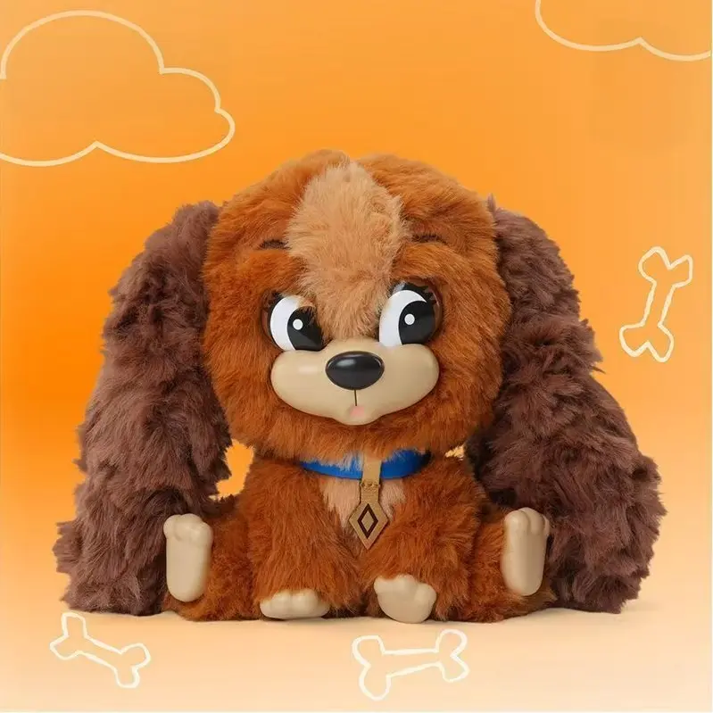 Cute Animals Plush Blind Box Mystery Figure - Random Unboxing Vinyl Face Stuffed Toy, Fluffy Cat & Dog Collectible Surprise Birthday Gift