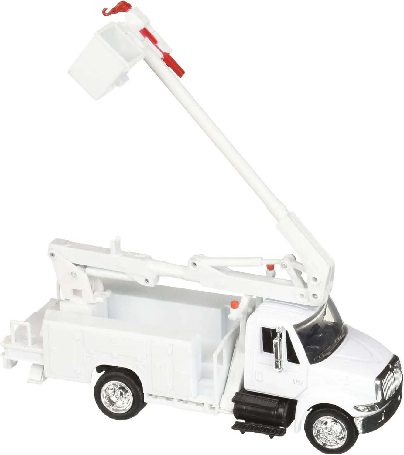 New Ray International 4200 Line Maintenance Service Truck White Long Haul Trucker Series 1:43 Diecast Model