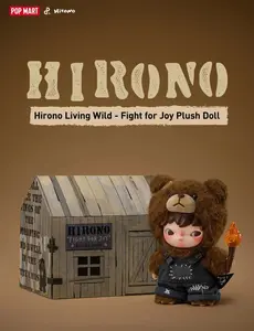 POP MART Hirono Living Wild - Fight for Joy Plush Doll AUTHENTIC