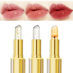 Flower Jelly Color-Changing Lipstick – pH Reactive Lip Glow for Natural Pink Lips, Hydrating, Glossy & Long-Lasting, Soft Girl Everyday Makeup