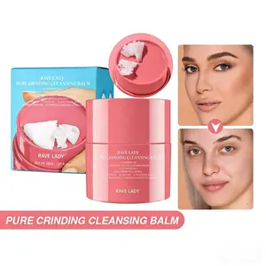 Pure Grinding Cleansing Balm Pore Cleanser with Centella Asiatica Extract ,Hygenic One-Step Makeup Rotating Cleansing Cream ,Non-Greasy Sorbet Textur For All Skin Types, Gentle Makeup Remover