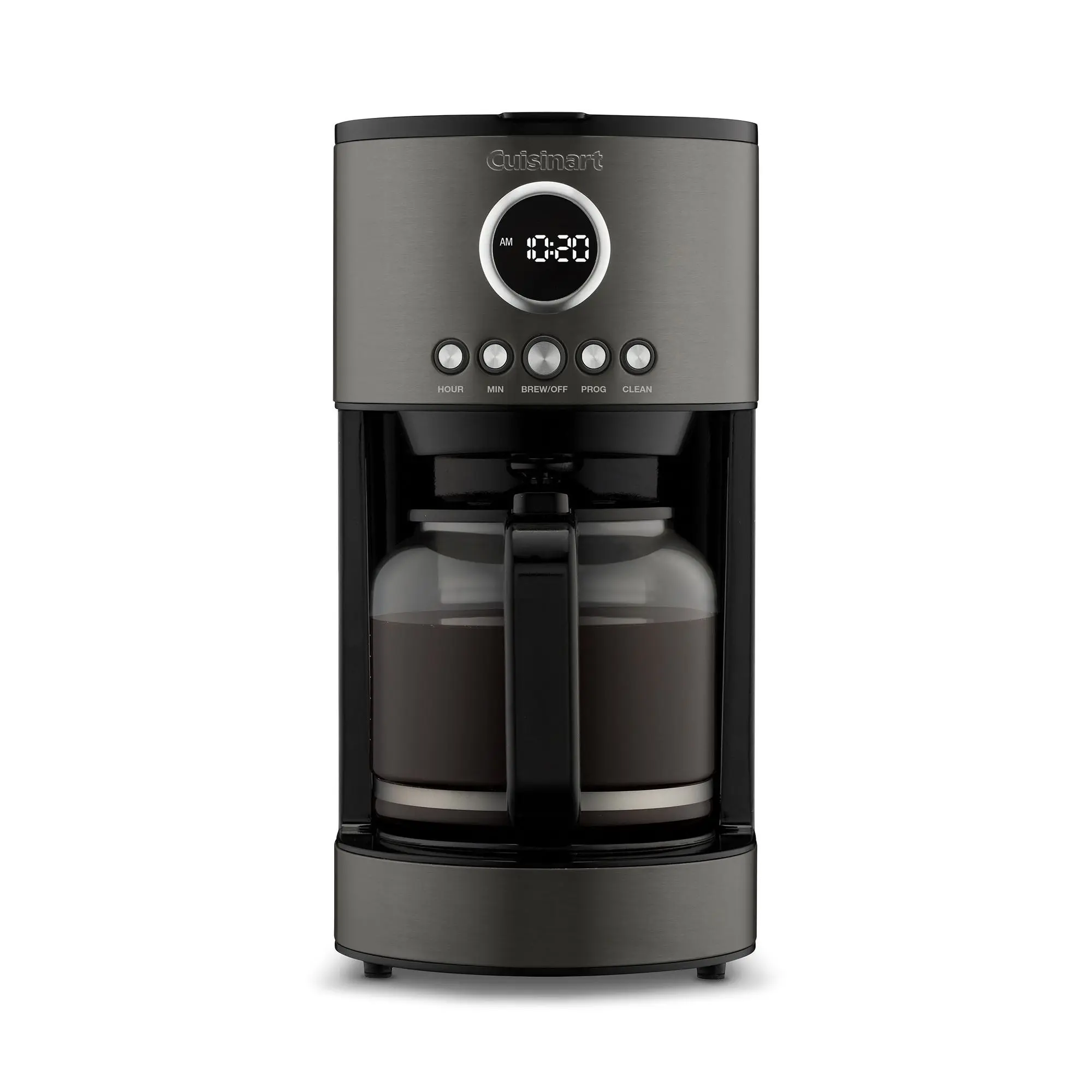 Cuisinart Stainless Steel 12-Cup Coffee Maker, Black