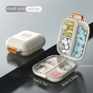 Large Capacity Organizer for, Vitamins, Earrings Dustproof And Moisture-Resistant Portable Storage for Outdoor Use
