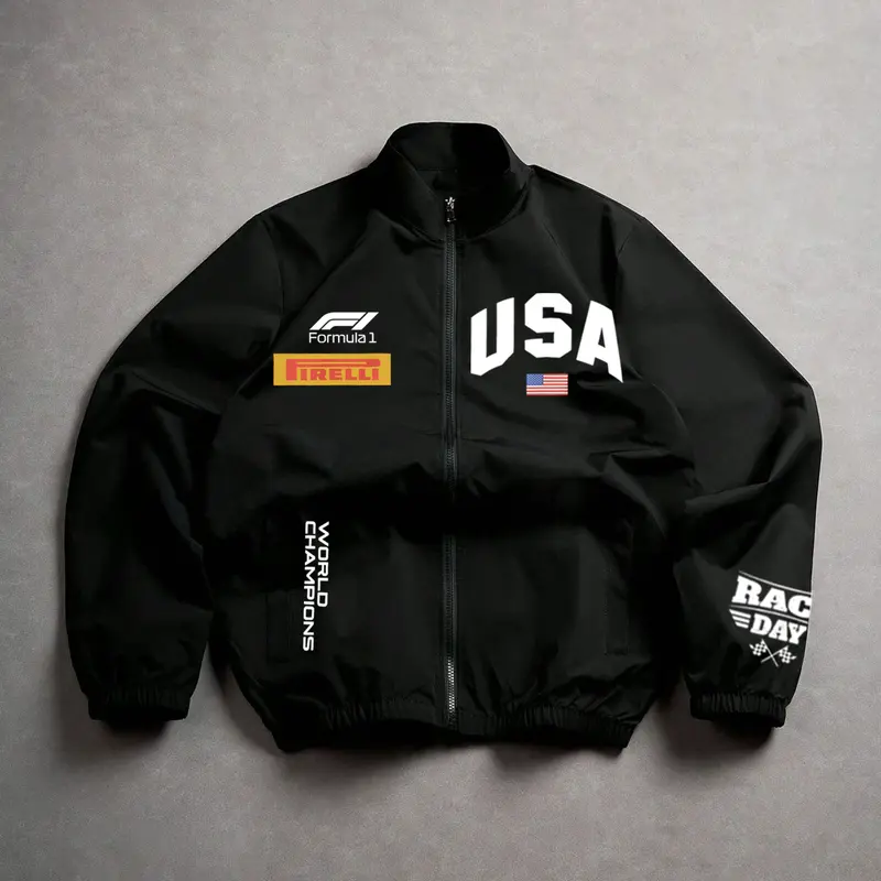 1 Piece Men's Fashion Outdoor Jacket, Wind Resistant Outerwear, Sports Design, Eco-Friendly Breathable Fabric, Windproof & Moisture-Wicking, Daily Commuting & Sports Enthusiasts, Sporty Breathable Outerwear, Outdoor Clothing