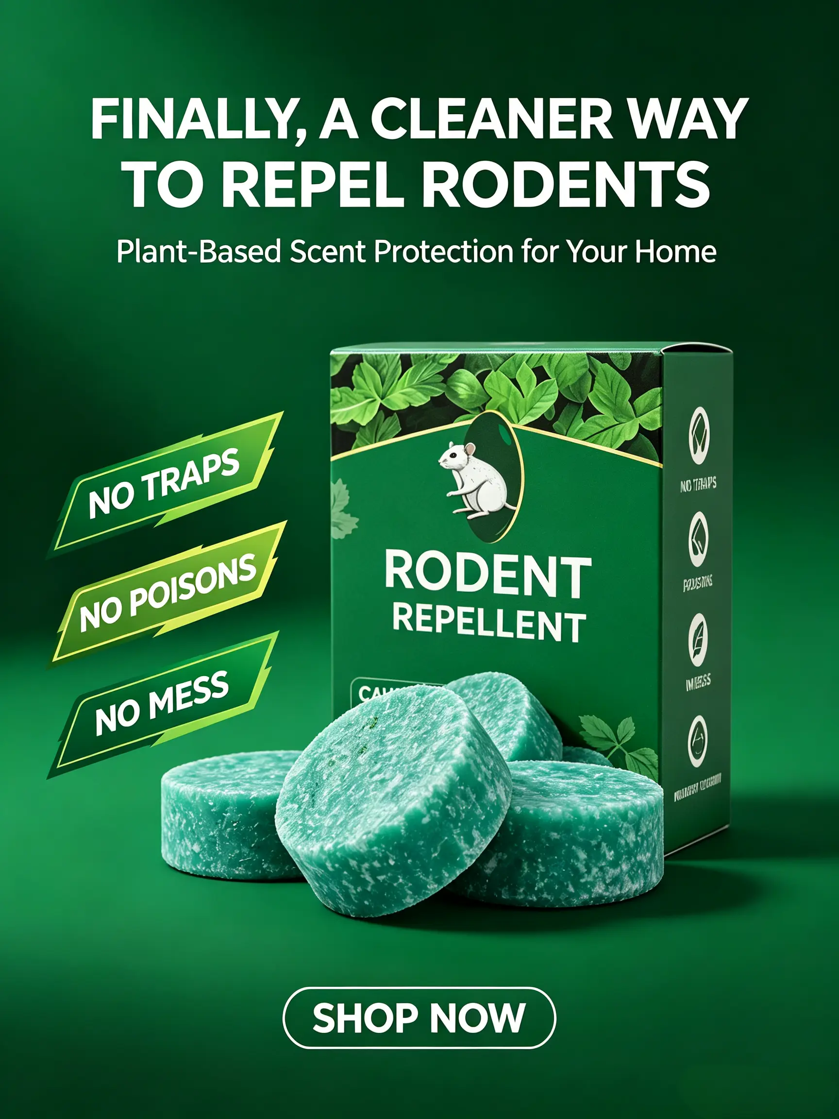 Natural Peppermint Mouse Repellent Balls, 12-Pack Mint-Based Rodent Control, Non-Toxic Pet-Safe Indoor/Outdoor Deterrent for Home, Garage, RV