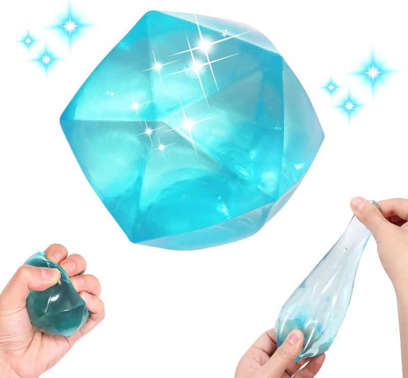 Player Stress Relief Fidget Cube, Gel-Filled Sensory Squishy Toy for Kids and Adults, Anxiety Relief for Home and Classroom boom Cute Gift decompression fidget