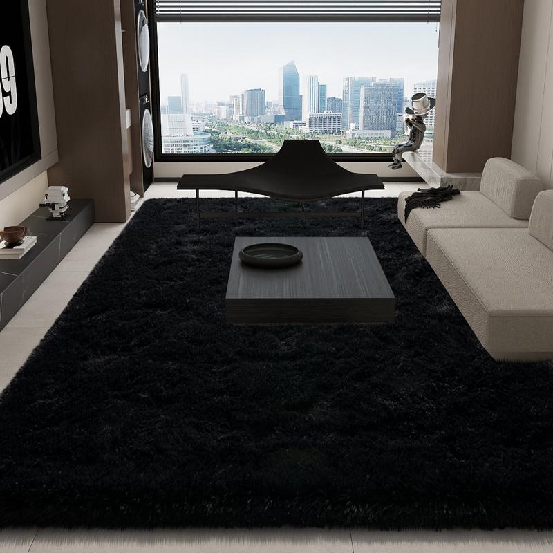 REZUTAN Super Soft Plush Shaggy Area Rug for Living Room Bedroom Nursery Kitchen and Bathroom Cozy Carpet with Free 4 Anti-Slip Stickers Back to School