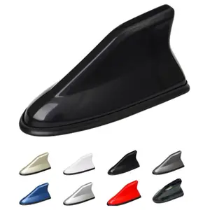 2/1 Universal Shark Fin Car Antenna with ABS Top Cover, Easy to Install, Radio Signal Antenna for Improved Vehicle Communication, Decorative Auto Parts