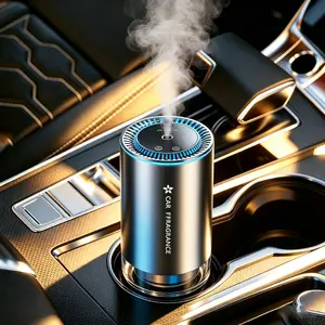 Car interior aromatherapy machine - Home Aromatherapy Oil Diffuser-fragrance aroma diffuser - air freshening and purification - breathing atmosphere light effect - starry sky light effect - with multiple modes to switch Adjustable