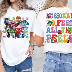 Inside Out Shirt, Speech Therapy TShirt, Emotions Sweatshirt, Inside Out Anxiety Sadness Anger Tee, Mental Health Shirt