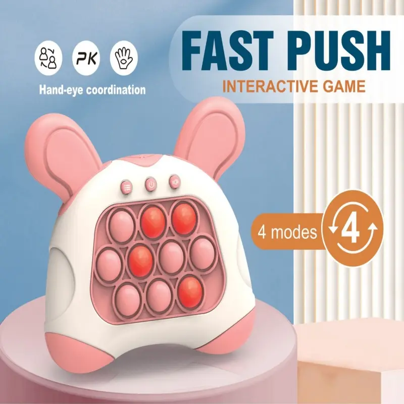 Quick Push Game Console Machine That Exercises Reaction Ability and Improves Concentration |