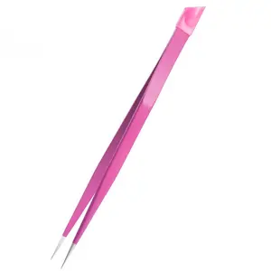 Double Headed Tweezers Multi-Use Tweezers Silicone Pressing Head Nail Clipping Tool Take Sticker Tape Crystal Manicure Tools Handle Cosmetic Makeup Tool
