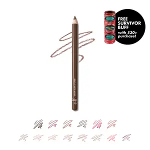 e.l.f. Cream Glide Lip Liner, Smooth Hydrating Semi-Matte Finish 0.002mL