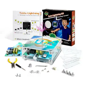 STEM Assembly Tesla Lightning Kit eUda+ – Easy DIY Electronic Science Kit – Unique STEM Gift for Kids – Fun Hands-On Learning & Building Toy